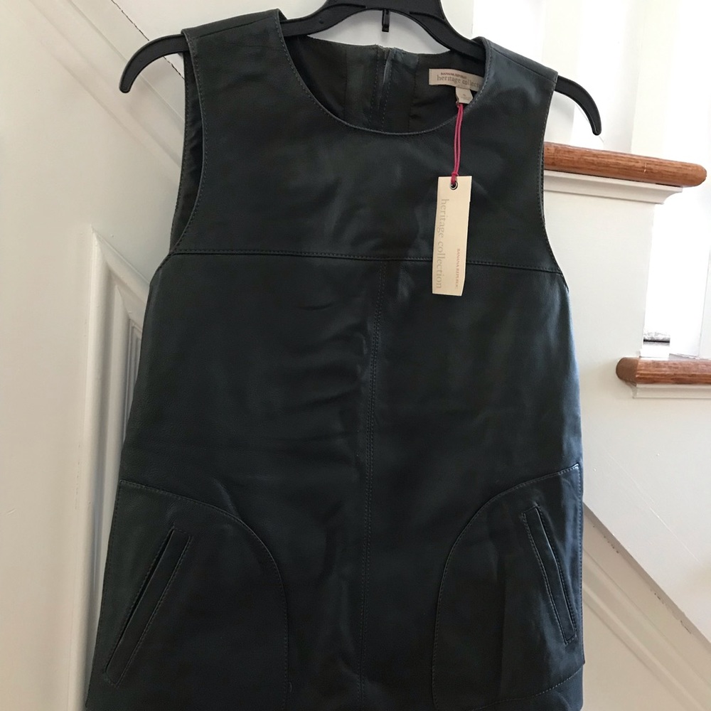 Banana Republic Heritage Collection Leather Vest
